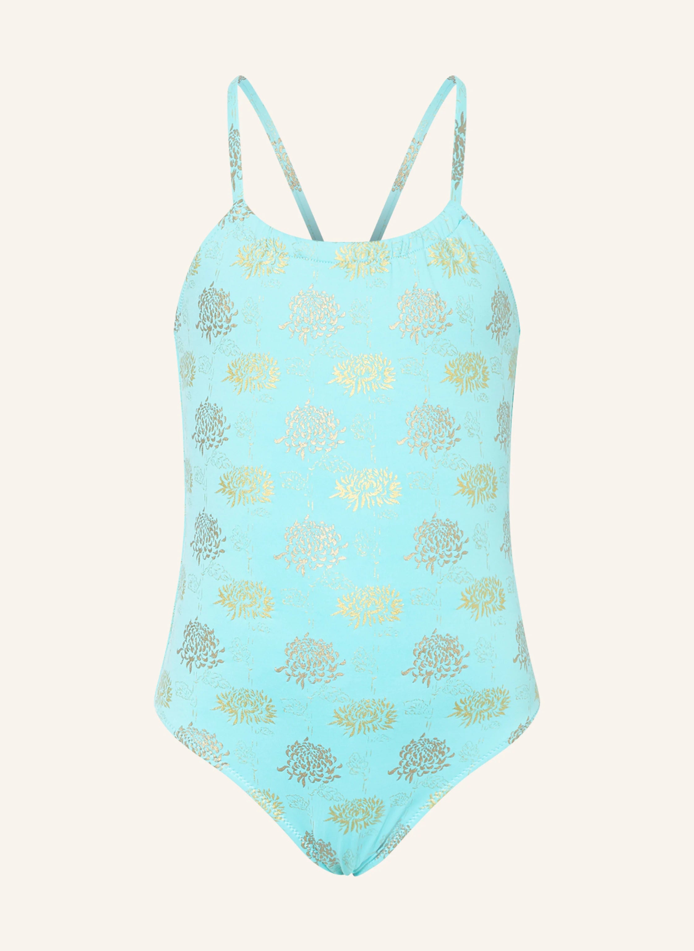 BAÑADOR DE UNA PIEZA CON ESTAMPADO FLOWERS GIRL