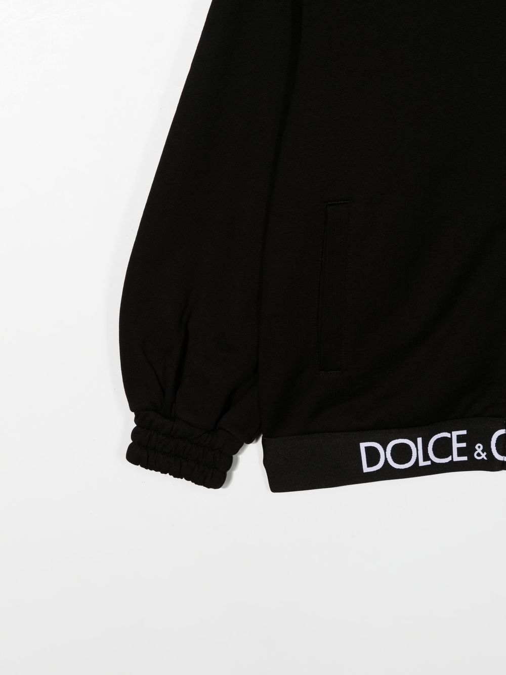 HOODED CARDIGAN BLACK DOLCE & GABBANA BOY