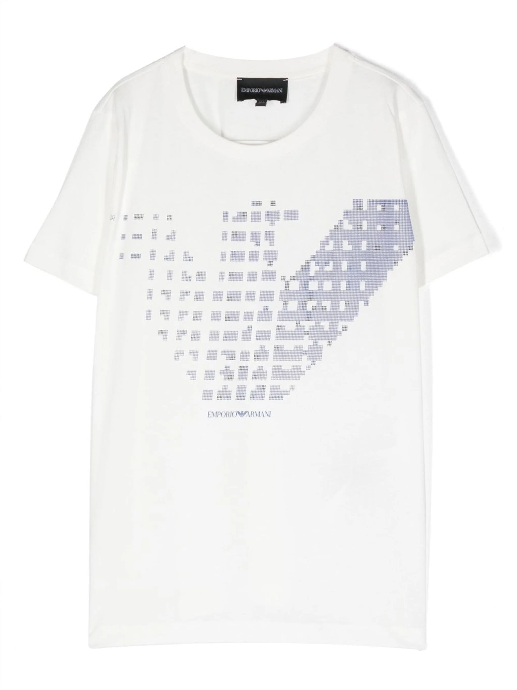 T-SHIRT LOGO BIANCO CALDO BOY