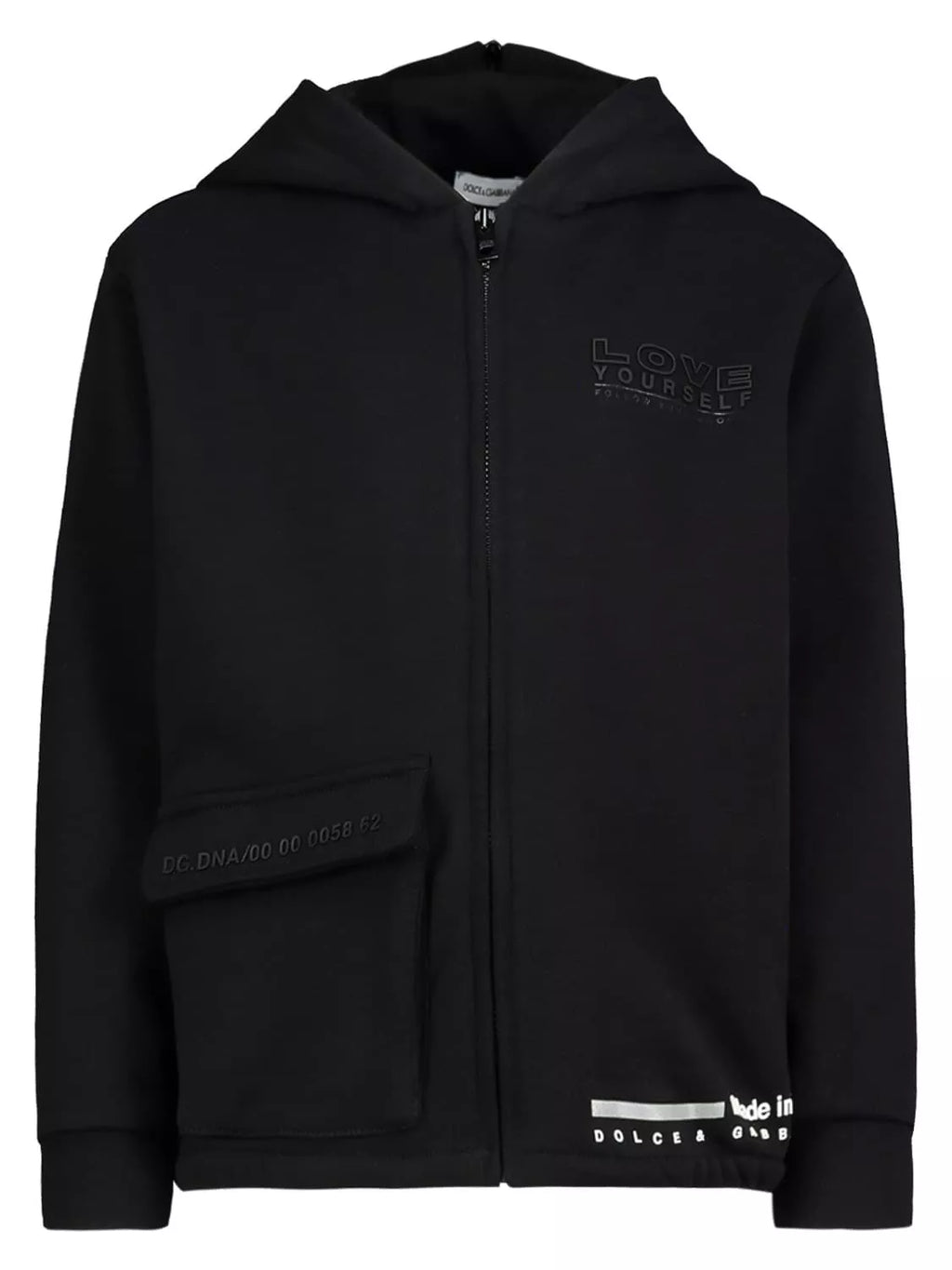 CAPUCCIO CON ZIP BLACK BOY