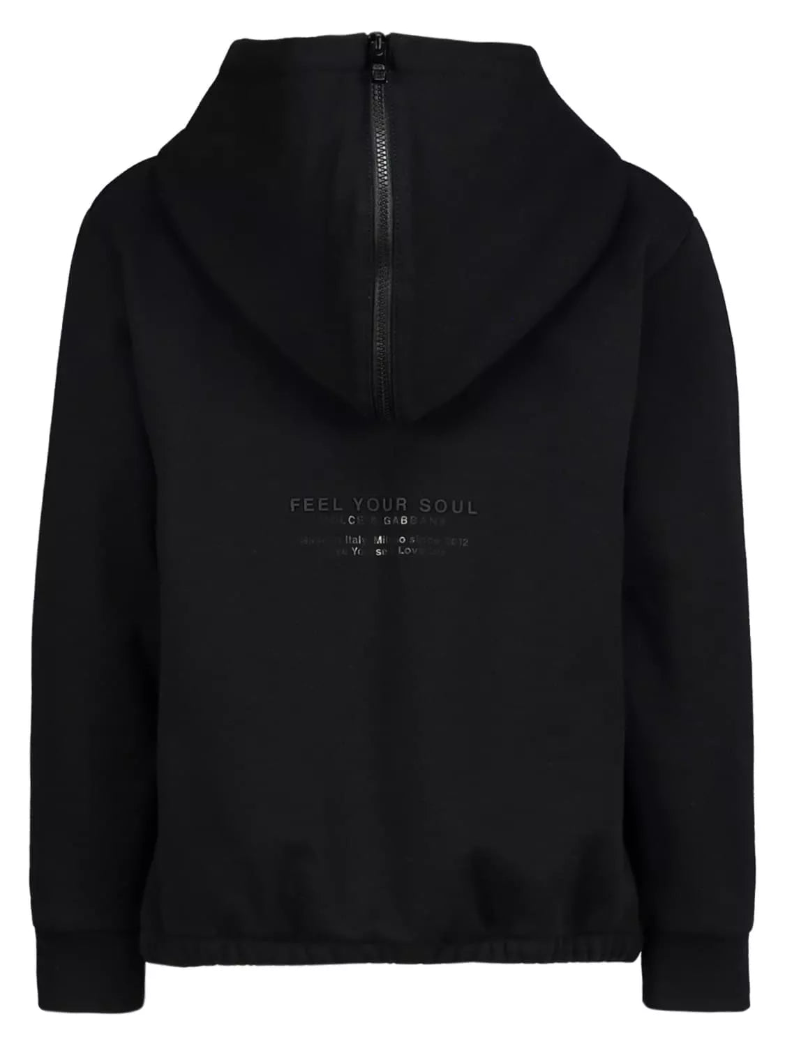 CAPUCCIO CON ZIP BLACK BOY