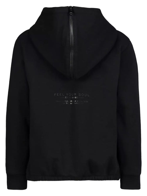 CAPUCCIO CON ZIP BLACK BOY
