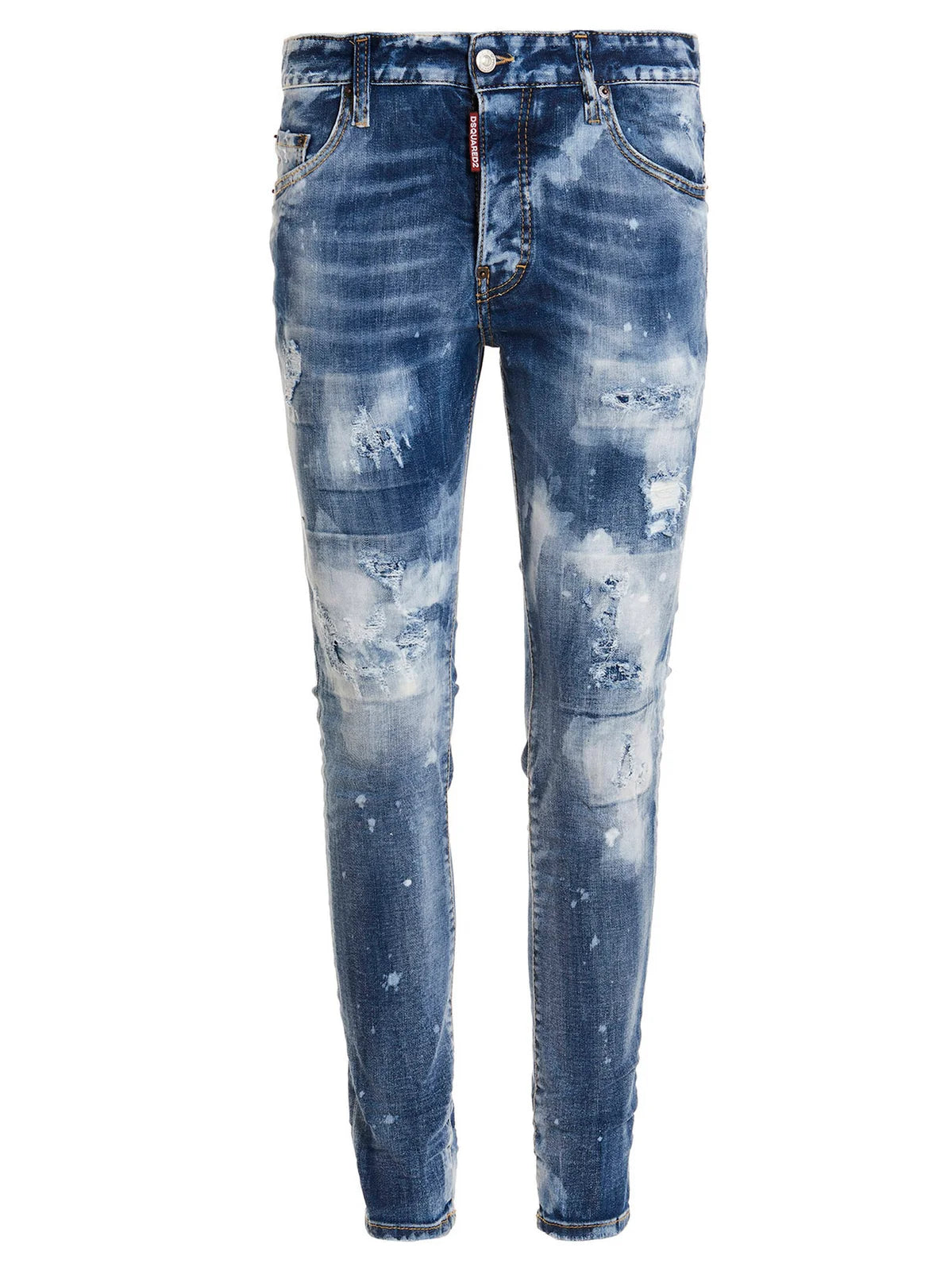 JEAN JENNIFER CROPPED BLUE DSQUARED2