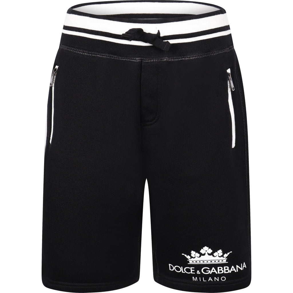 BERMUDA SPORT NERO BOY