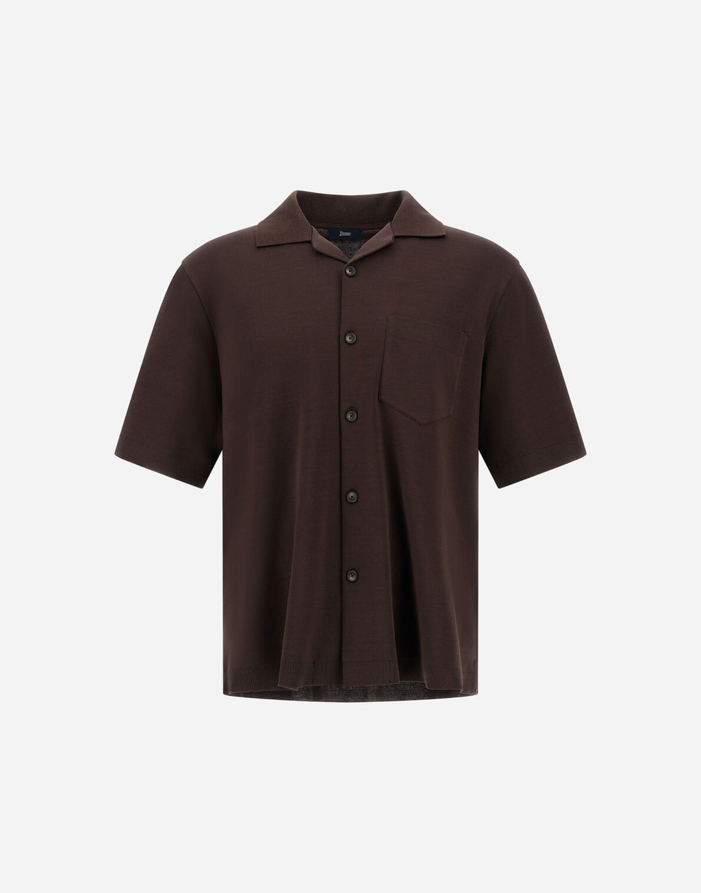 CAMISA DE MANGA CORTA DE JERSEY KNIT EFFECT