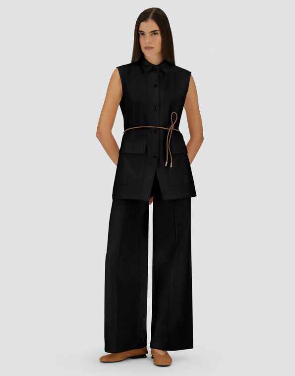 CHALECO DE DENSE ROME STITCH JERSEY