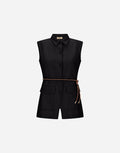 CHALECO DE DENSE ROME STITCH JERSEY