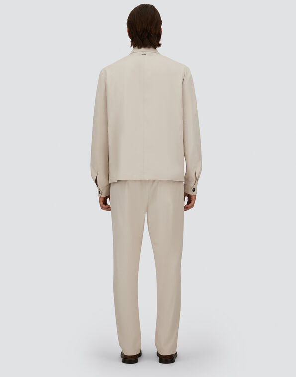 CHAQUETA CAMISERA DE COTTON GABARDINE STRETCH