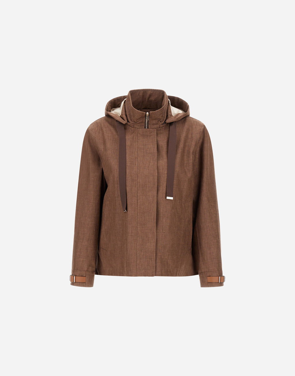CHAQUETA DE CORTE ACAMPANADO DE 3 LAYERS LINEN