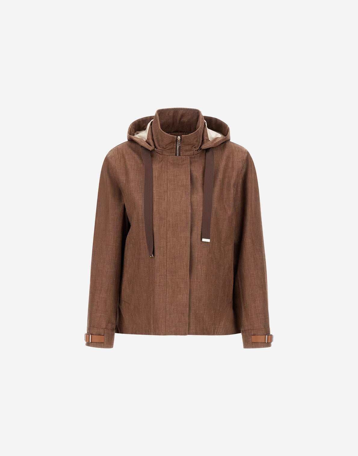 CHAQUETA DE CORTE ACAMPANADO DE 3 LAYERS LINEN