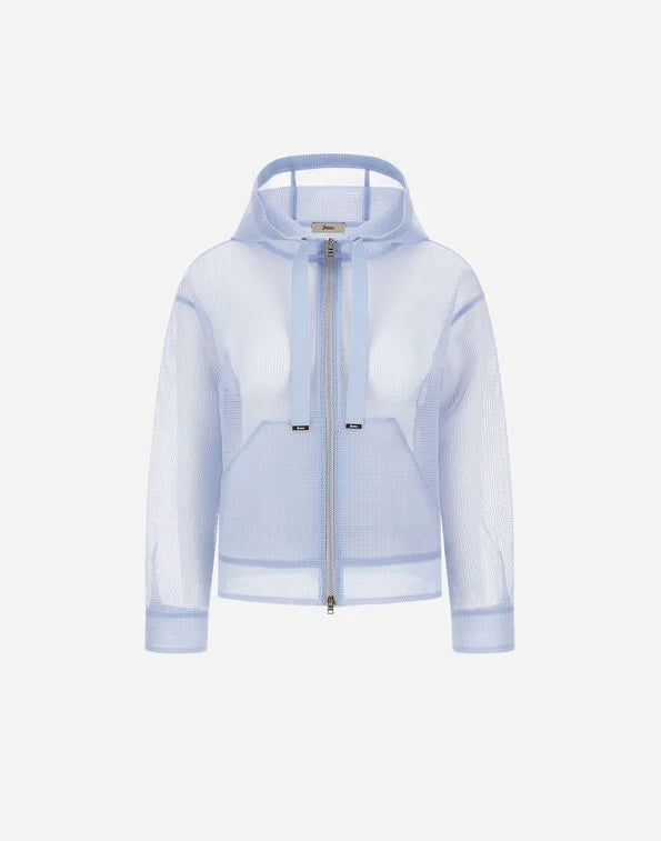CHAQUETA DE SEE-THROUGH MESH