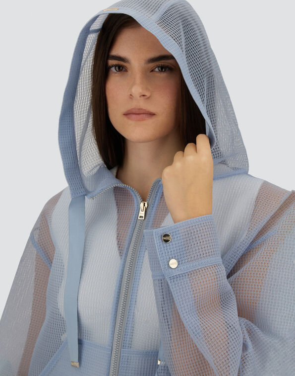 CHAQUETA DE SEE-THROUGH MESH