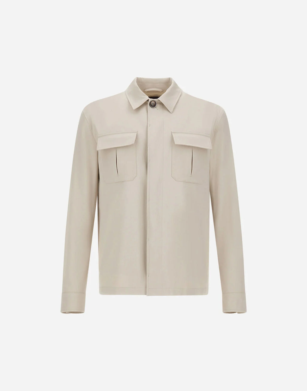 CHAQUETA CAMISERA DE COTTON GABARDINE STRETCH