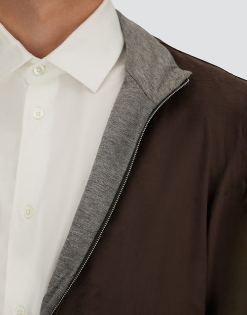 CHAQUETA DE SUEDE EFFECT