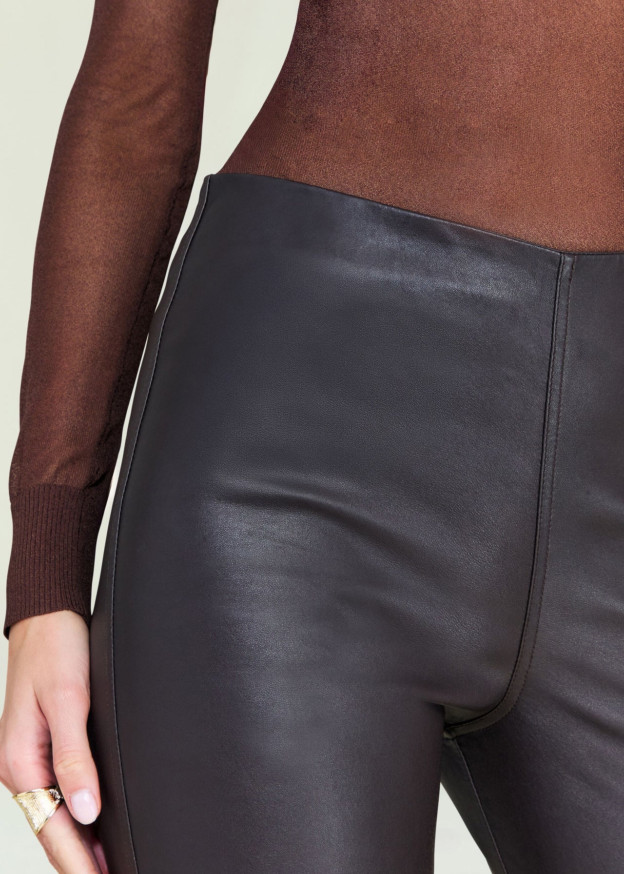 CYRA LEATHER LEGGINGS