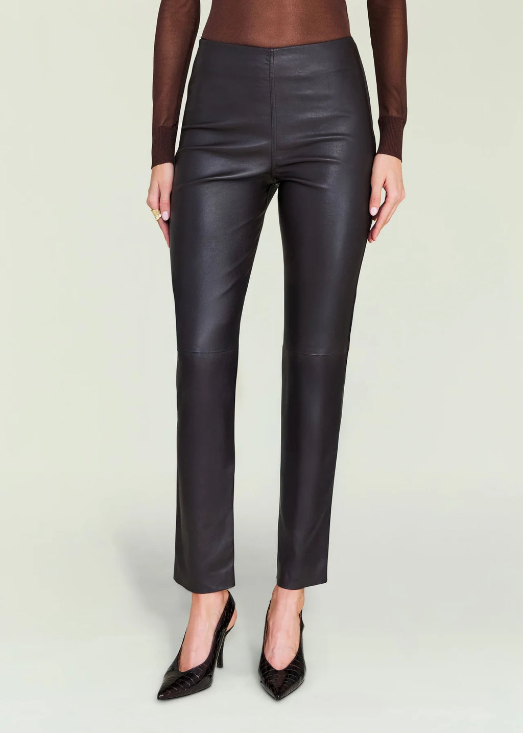 CYRA LEATHER LEGGINGS