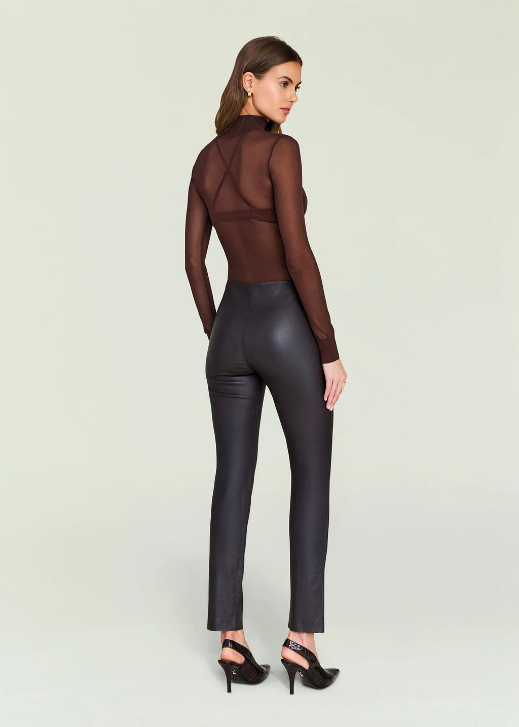 CYRA LEATHER LEGGINGS