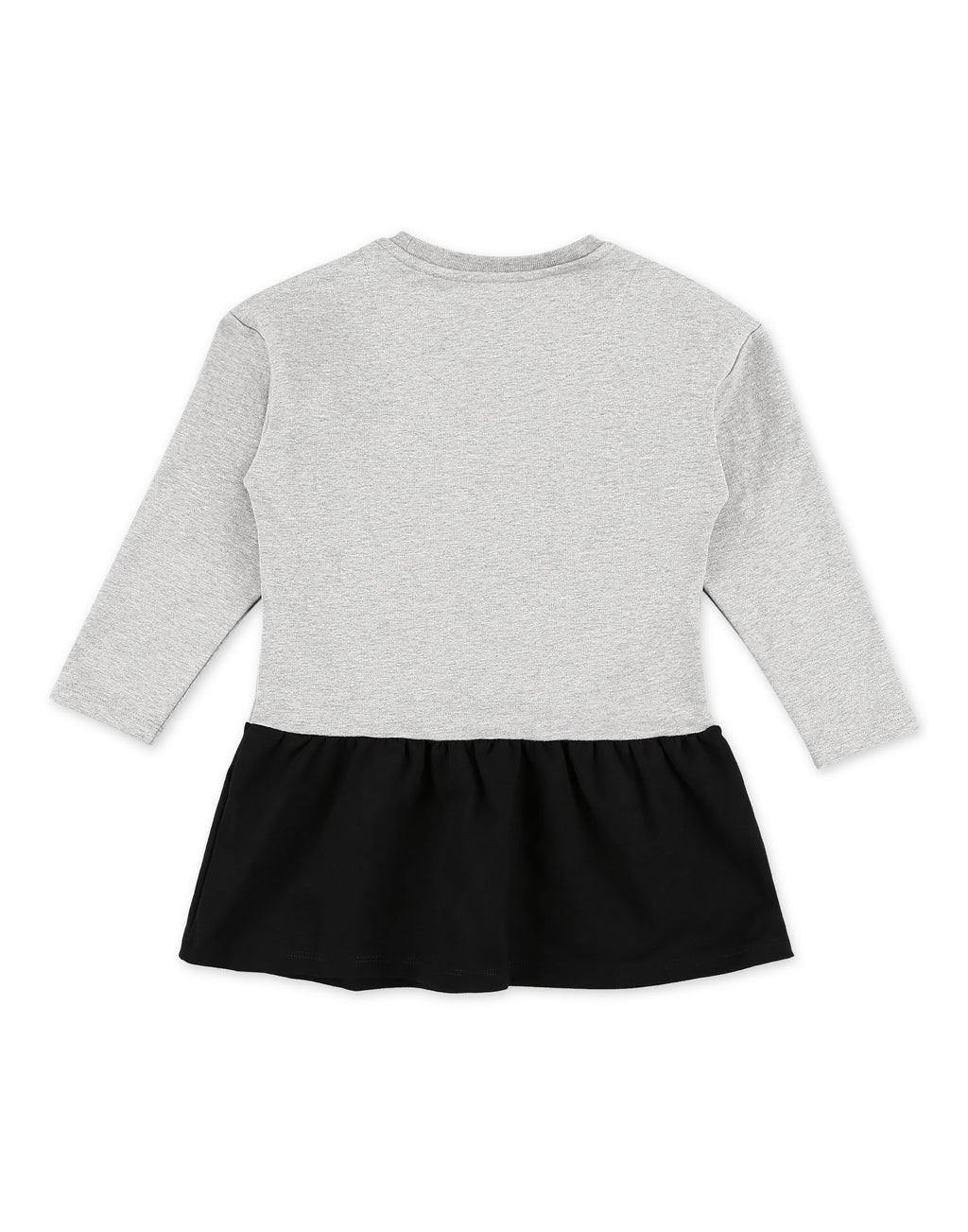 DRESS STATEMENT BLACK AND GREY GIRL