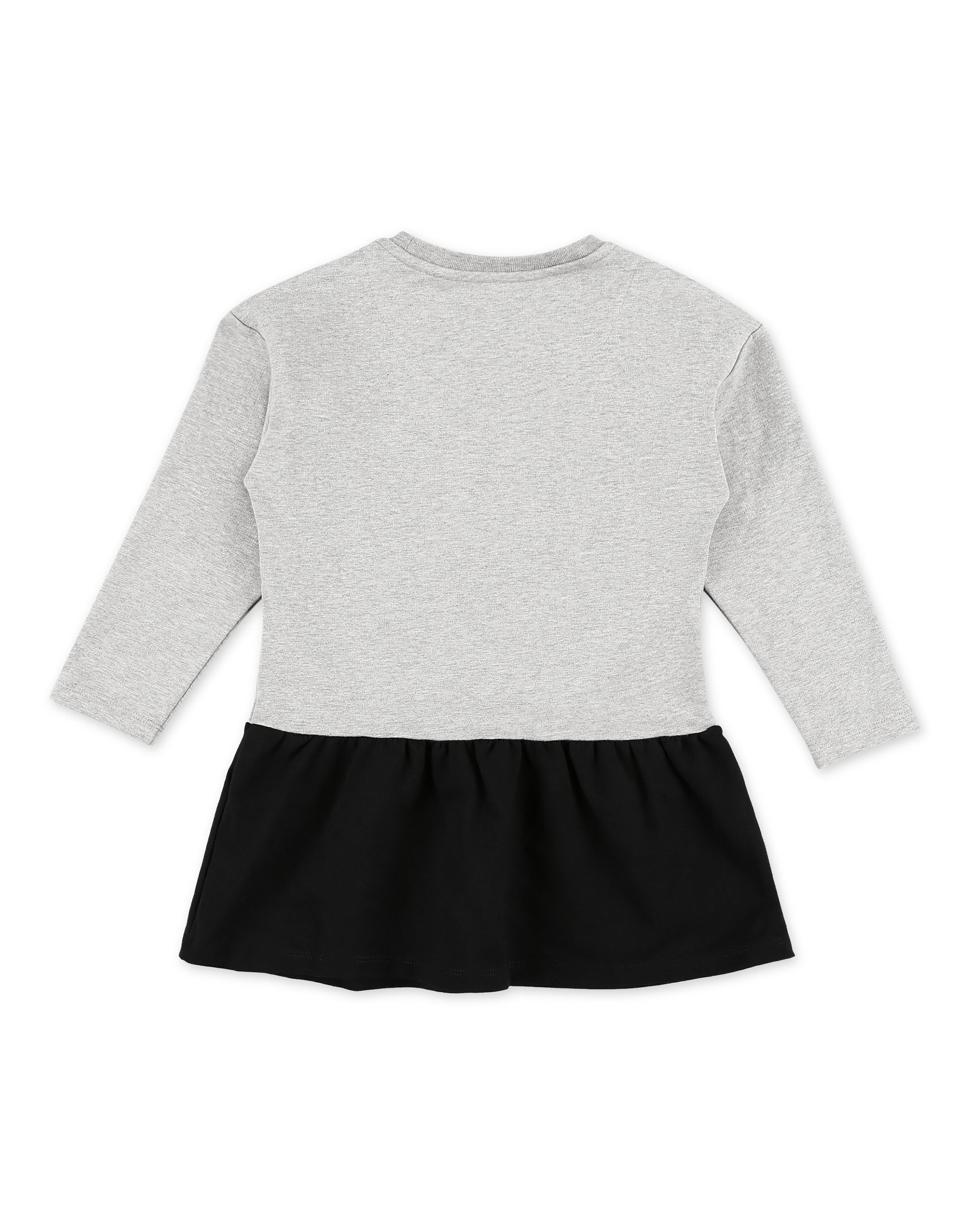 DRESS STATEMENT BLACK AND GREY GIRL