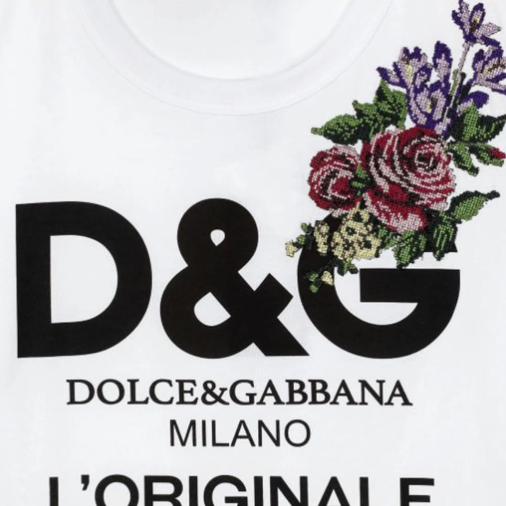 T-SHIRT D&G L´ORIGINALE BCO