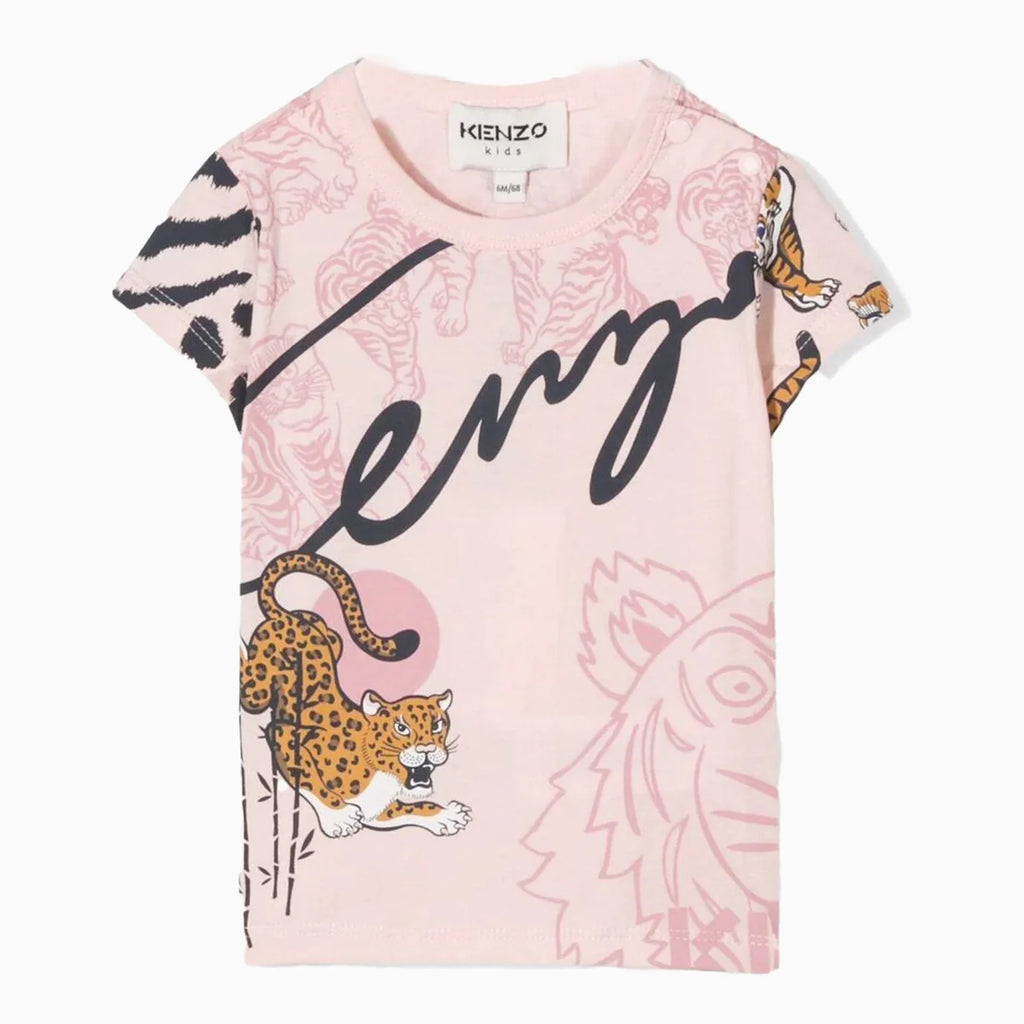 T-SHIRT PINK TIGER GIRL
