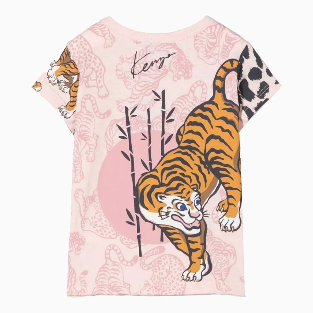 T-SHIRT PINK TIGER GIRL
