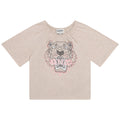 T-SHIRT BEIGE TIGER GIRL