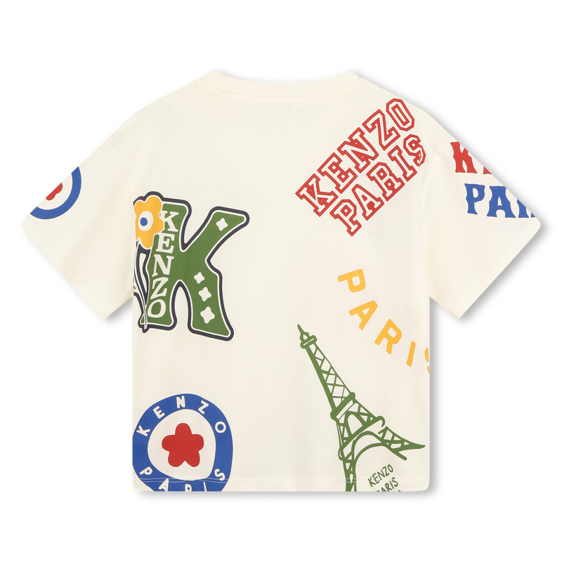 T-SHIRT WHITE PRINT PARK PARIS