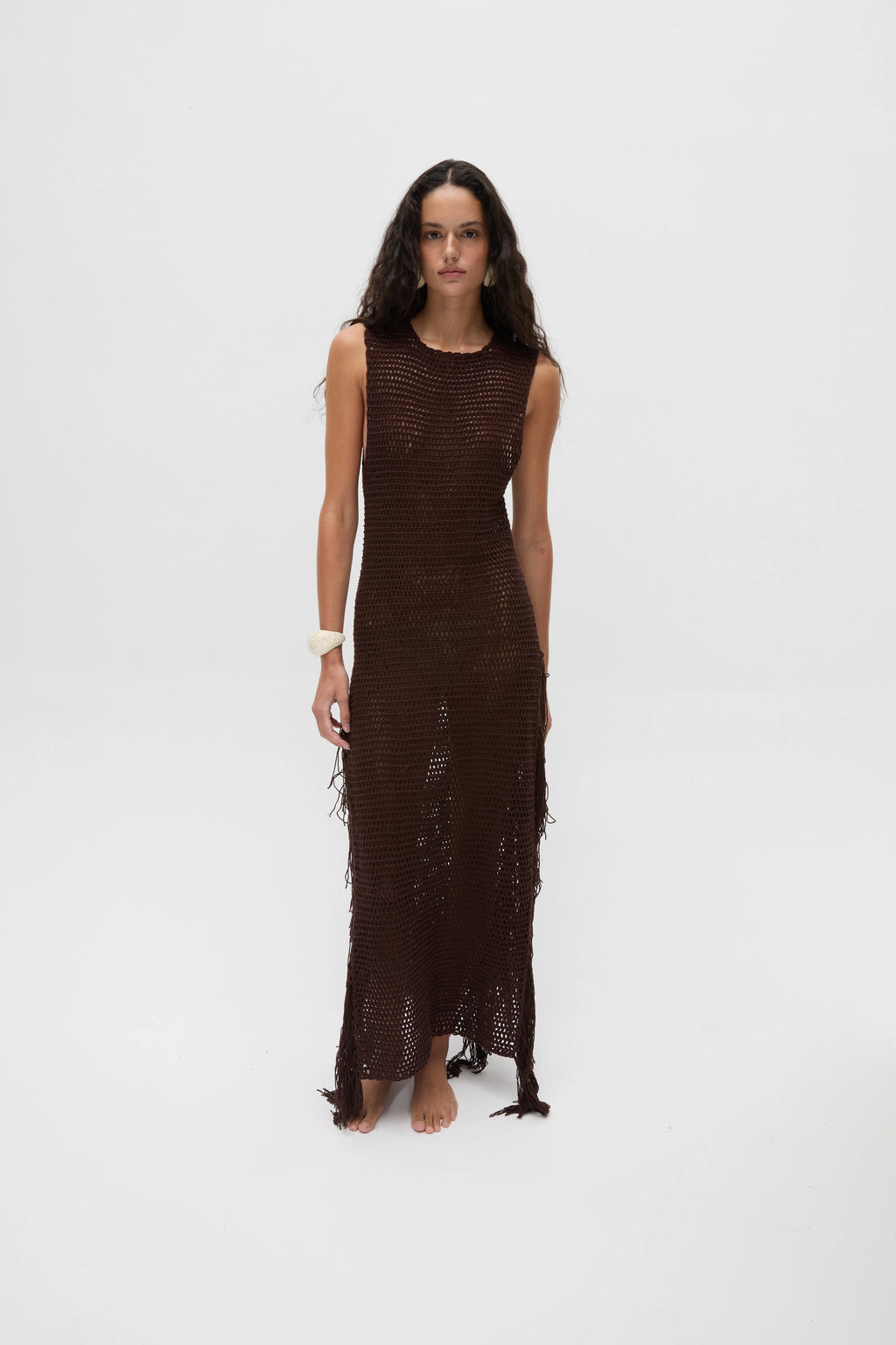 KIRA Handmade Crochet Cotton Maxi Dress