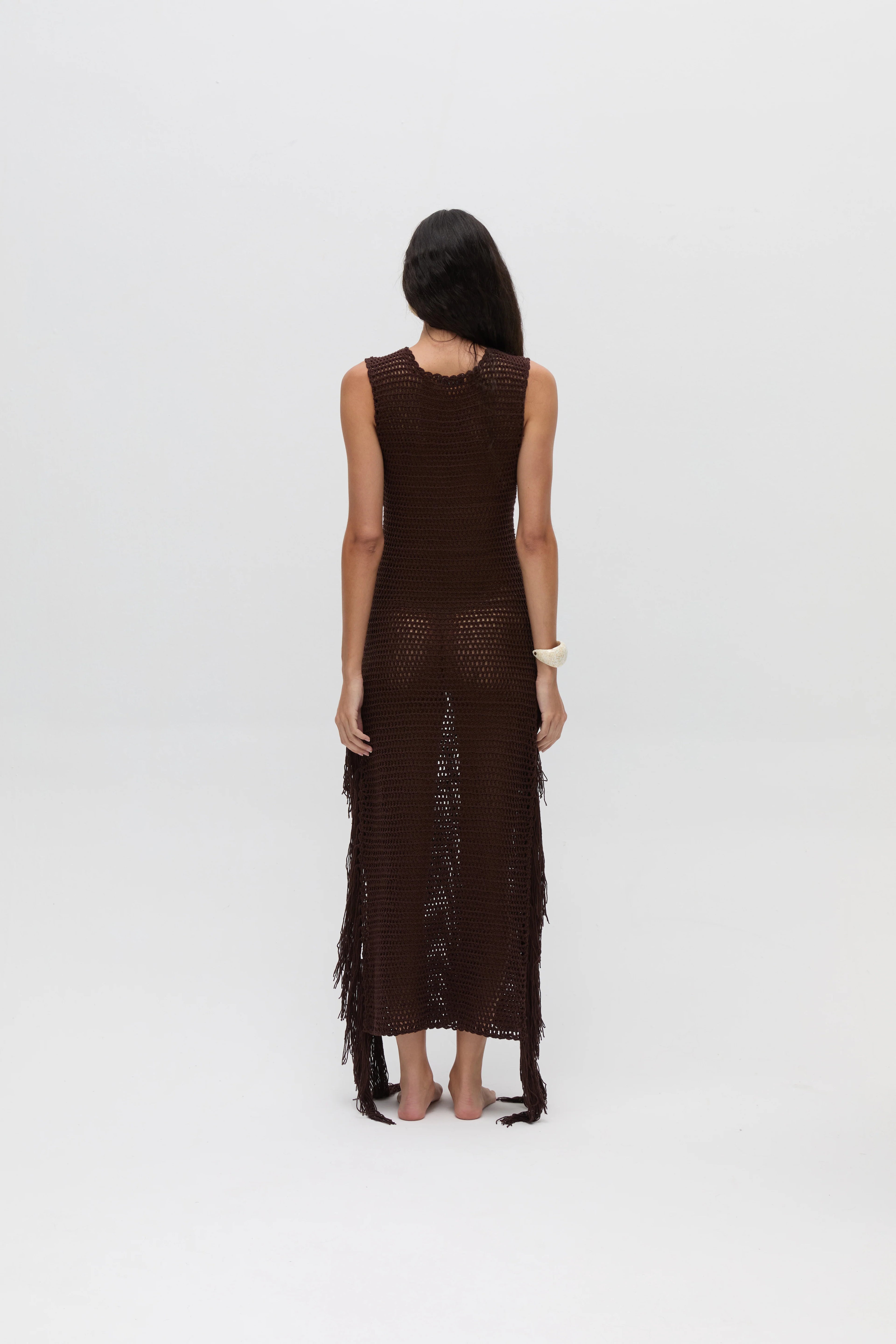 KIRA Handmade Crochet Cotton Maxi Dress