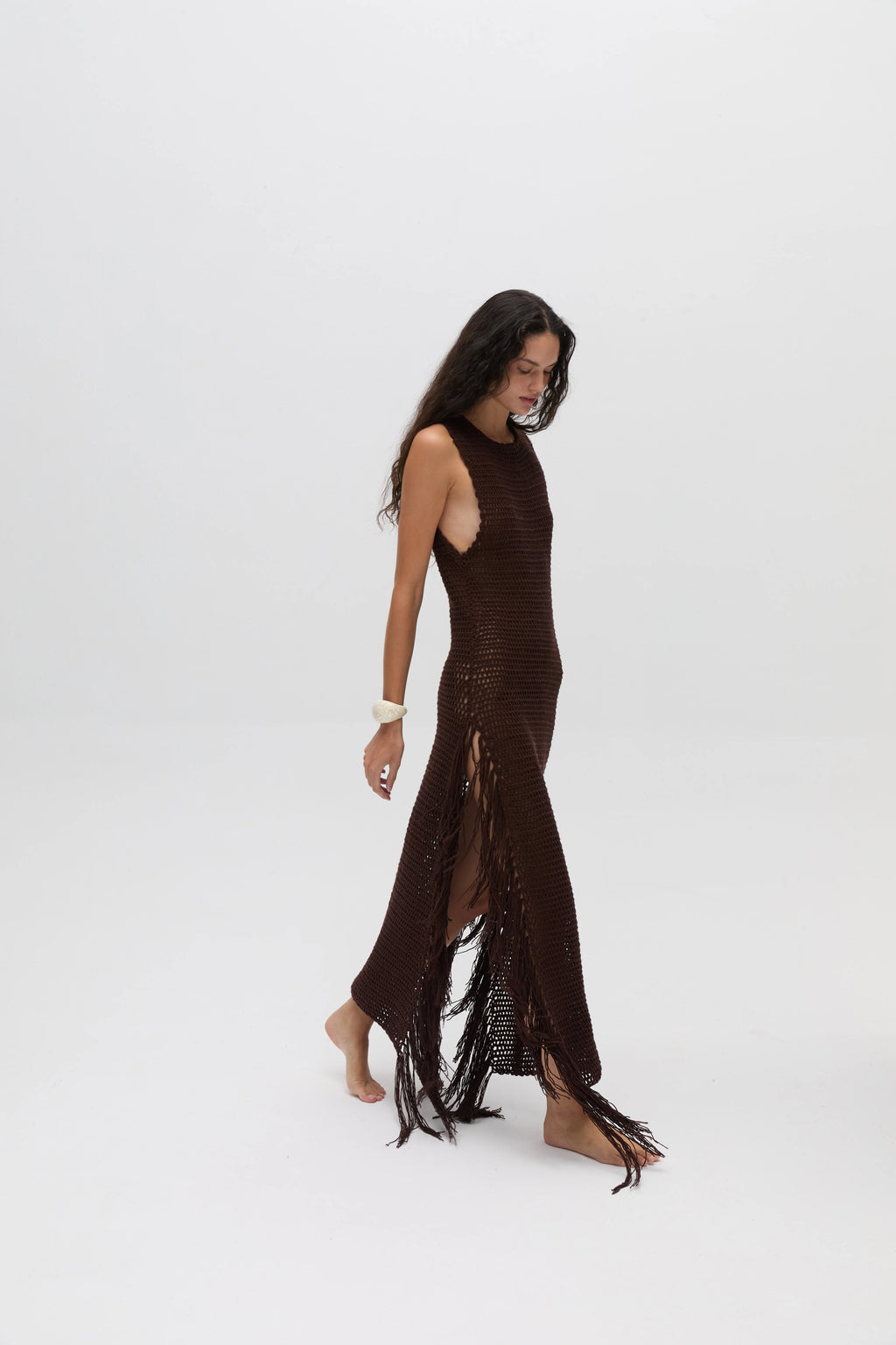 KIRA Handmade Crochet Cotton Maxi Dress