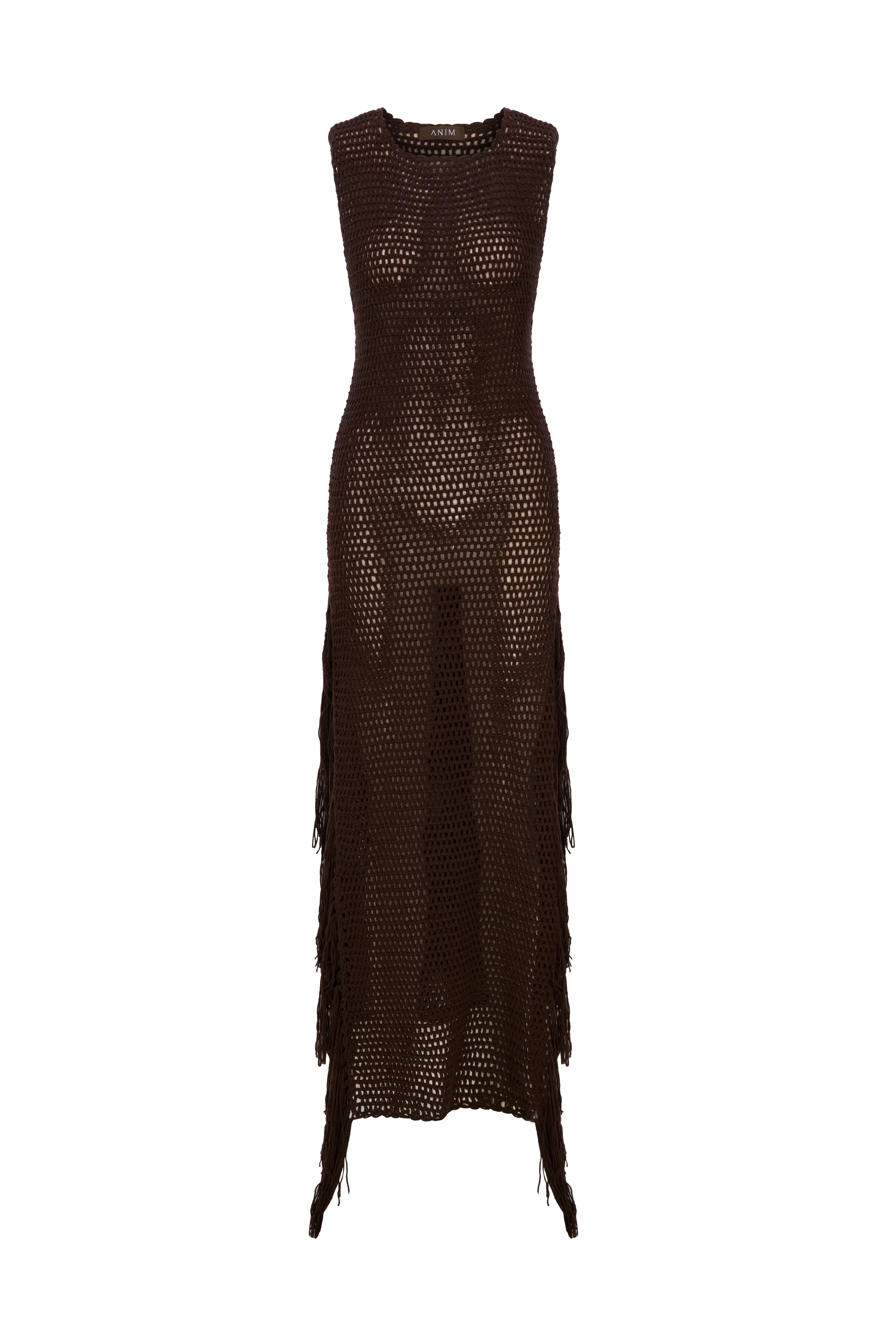 KIRA Handmade Crochet Cotton Maxi Dress