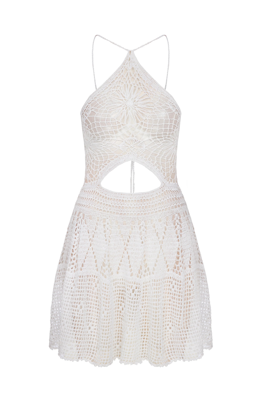 LOVA Handmade Crochet Cotton Mini Dress