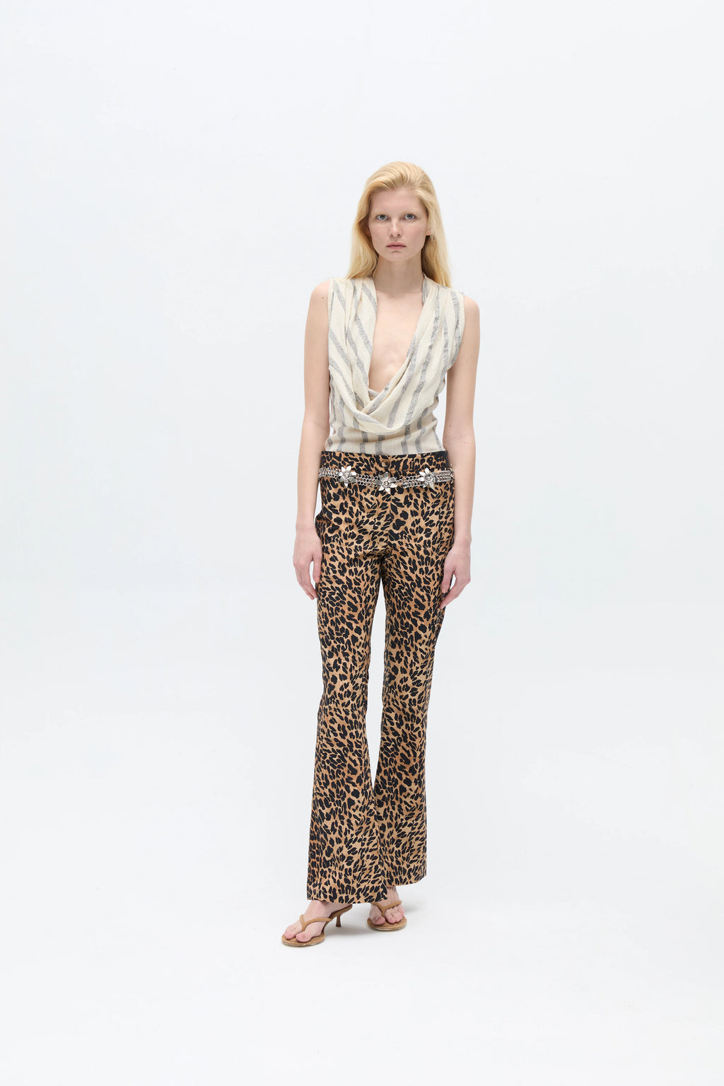 NYRA Printed Cotton Pants Talla S