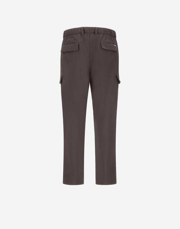 PANTALONES CARGO RESORT DE NYLON ELÁSTICO EFECTO JASPEADO