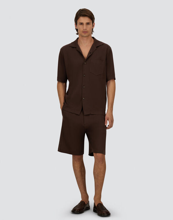 PANTALONES CORTOS DE JERSEY KNIT EFFECT