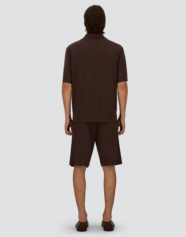PANTALONES CORTOS DE JERSEY KNIT EFFECT