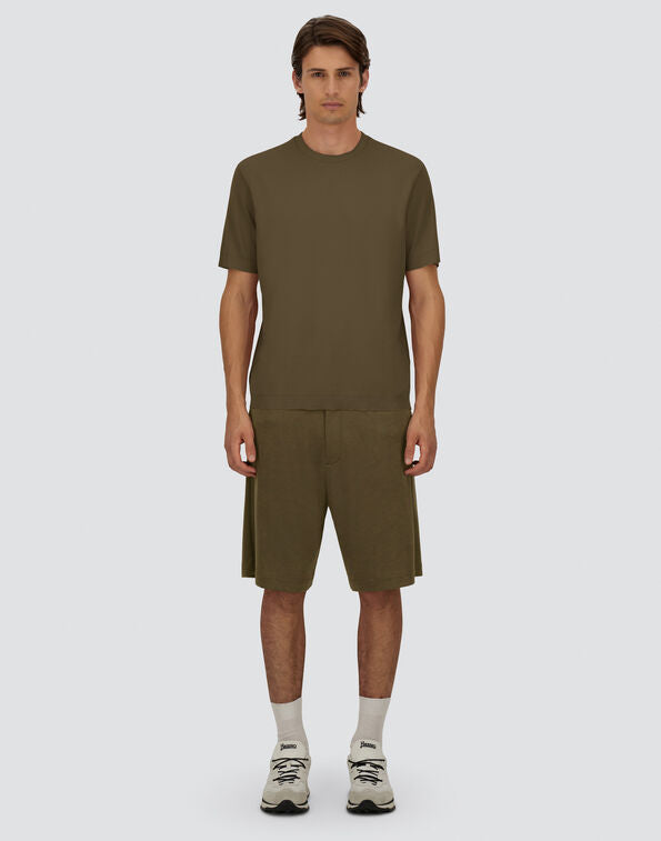 PANTALONES CORTOS DE JERSEY KNIT EFFECT.