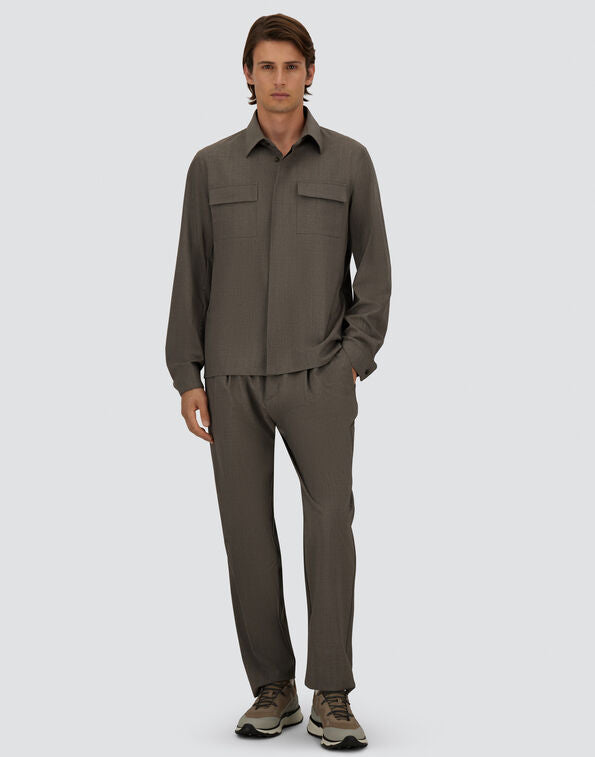 PANTALONES DE BI-STRETCH WOOL
