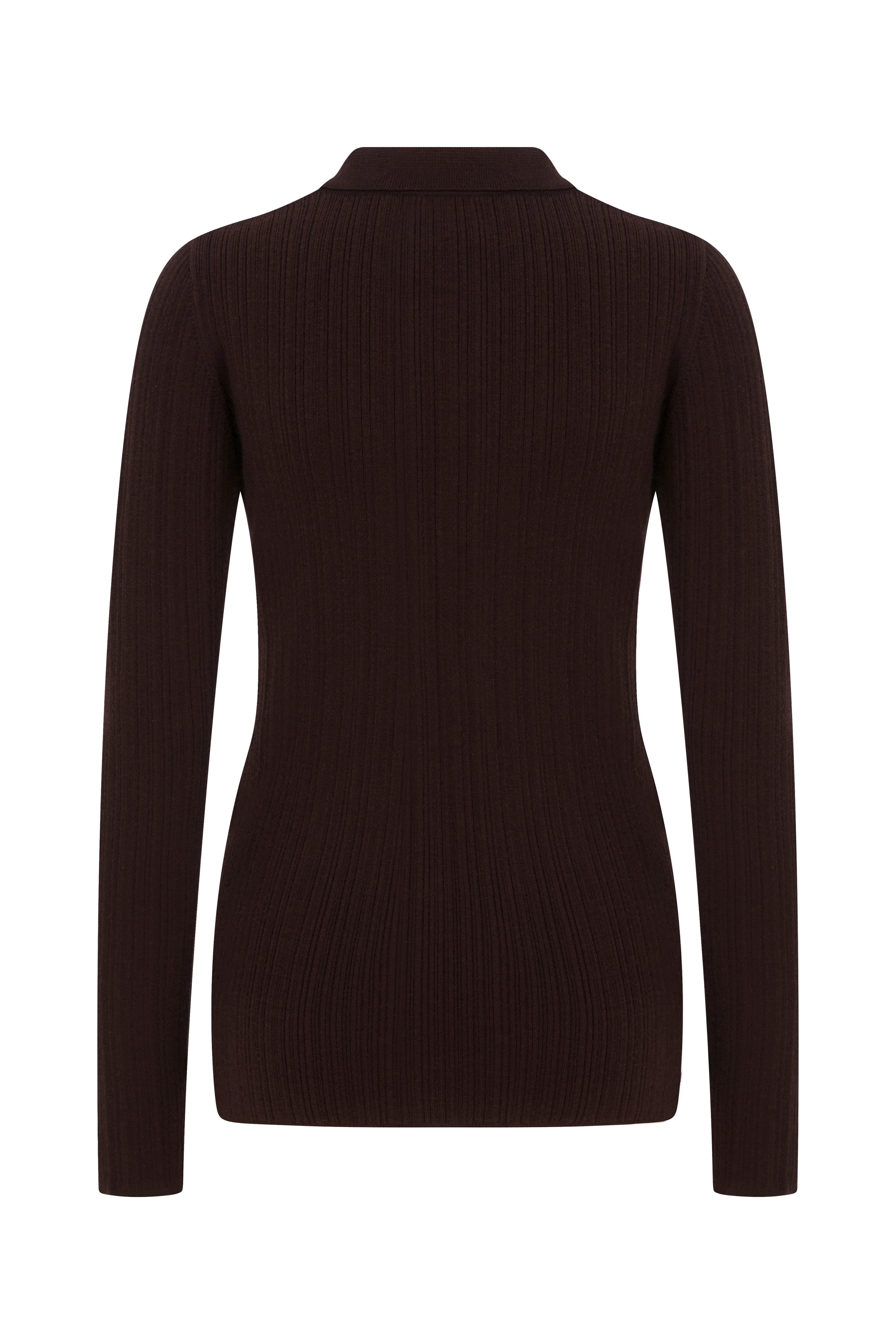 RHEA Knitted Collared Cardigan