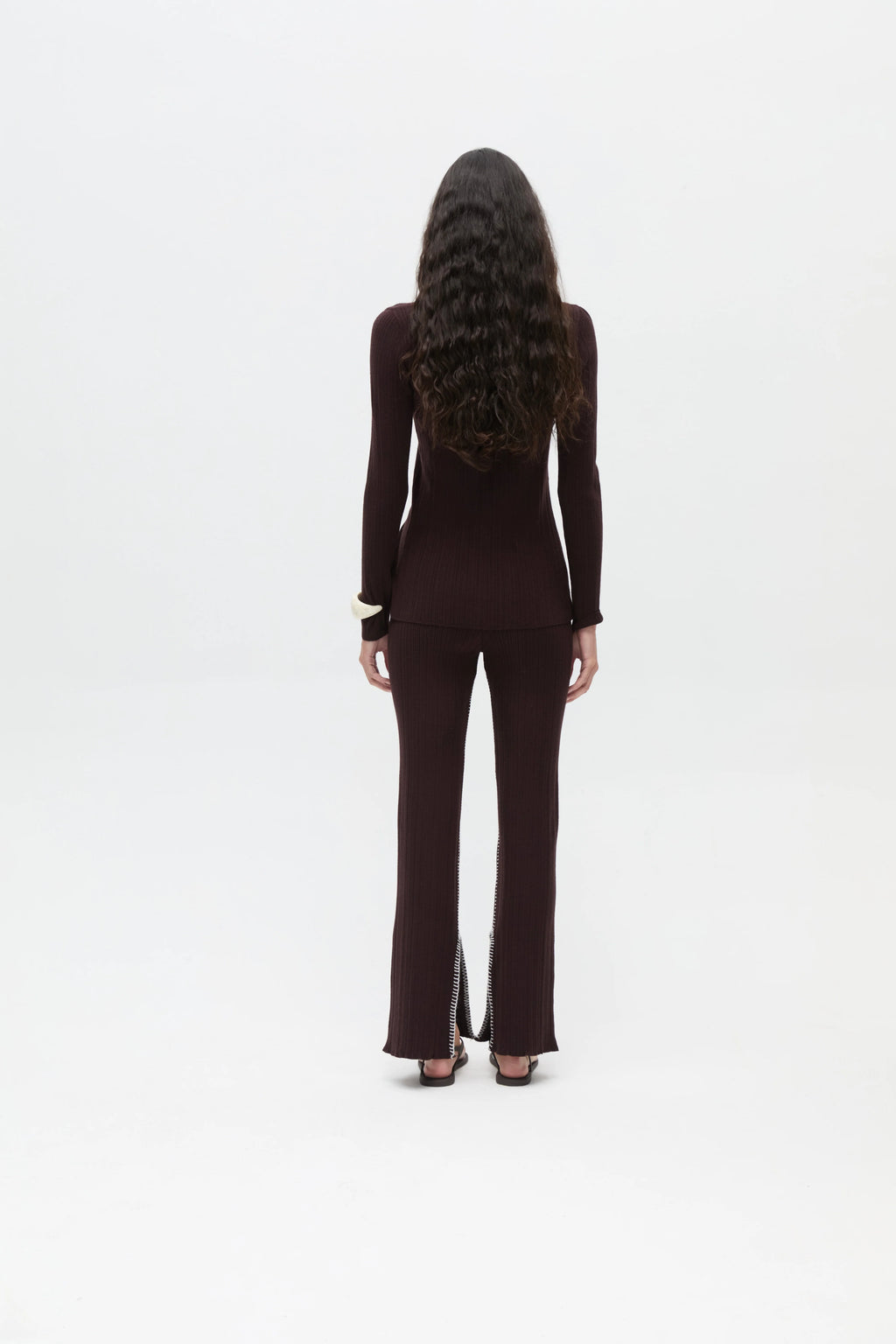 RHEA Knitted Collared Cardigan