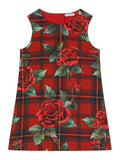 SLEEVELESS DRESS TARTAN ROSE DOLCE & GABBANA