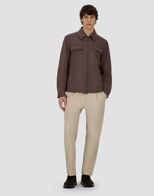 SOBRECAMISA RESORT DE MICROFIBRA EFECTO ANTE