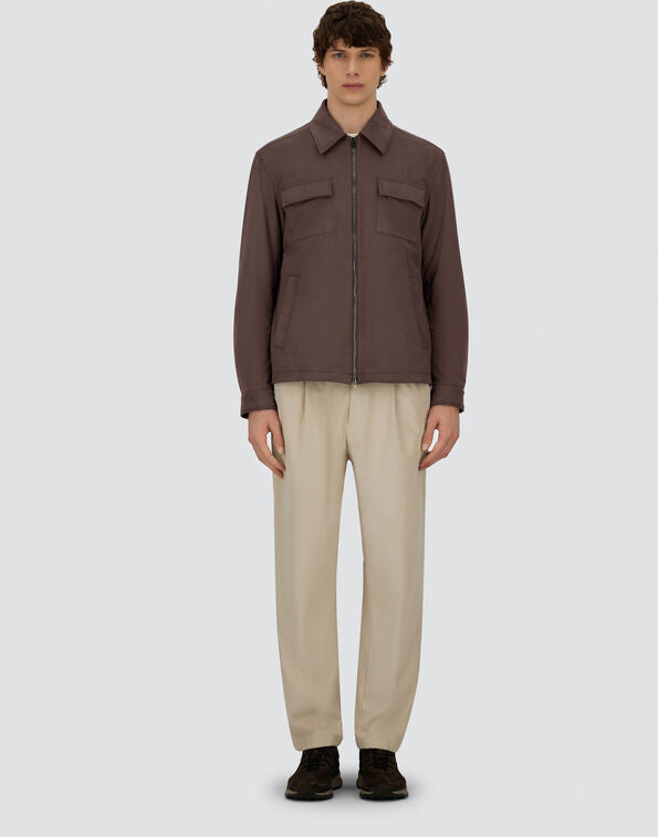SOBRECAMISA RESORT DE MICROFIBRA EFECTO ANTE