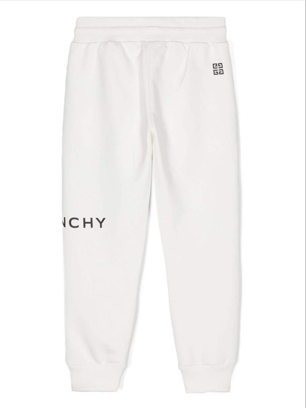 PANTS LOGO PRINT TRACK WHITE GIVENCHY