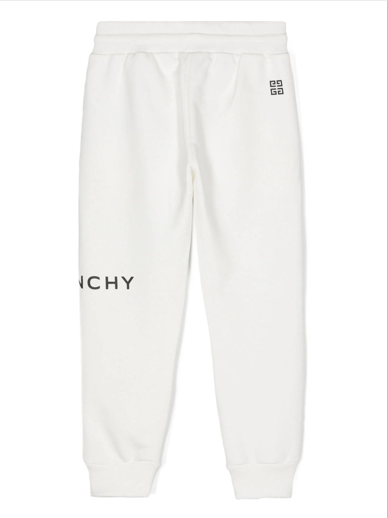 PANTS LOGO PRINT TRACK WHITE GIVENCHY