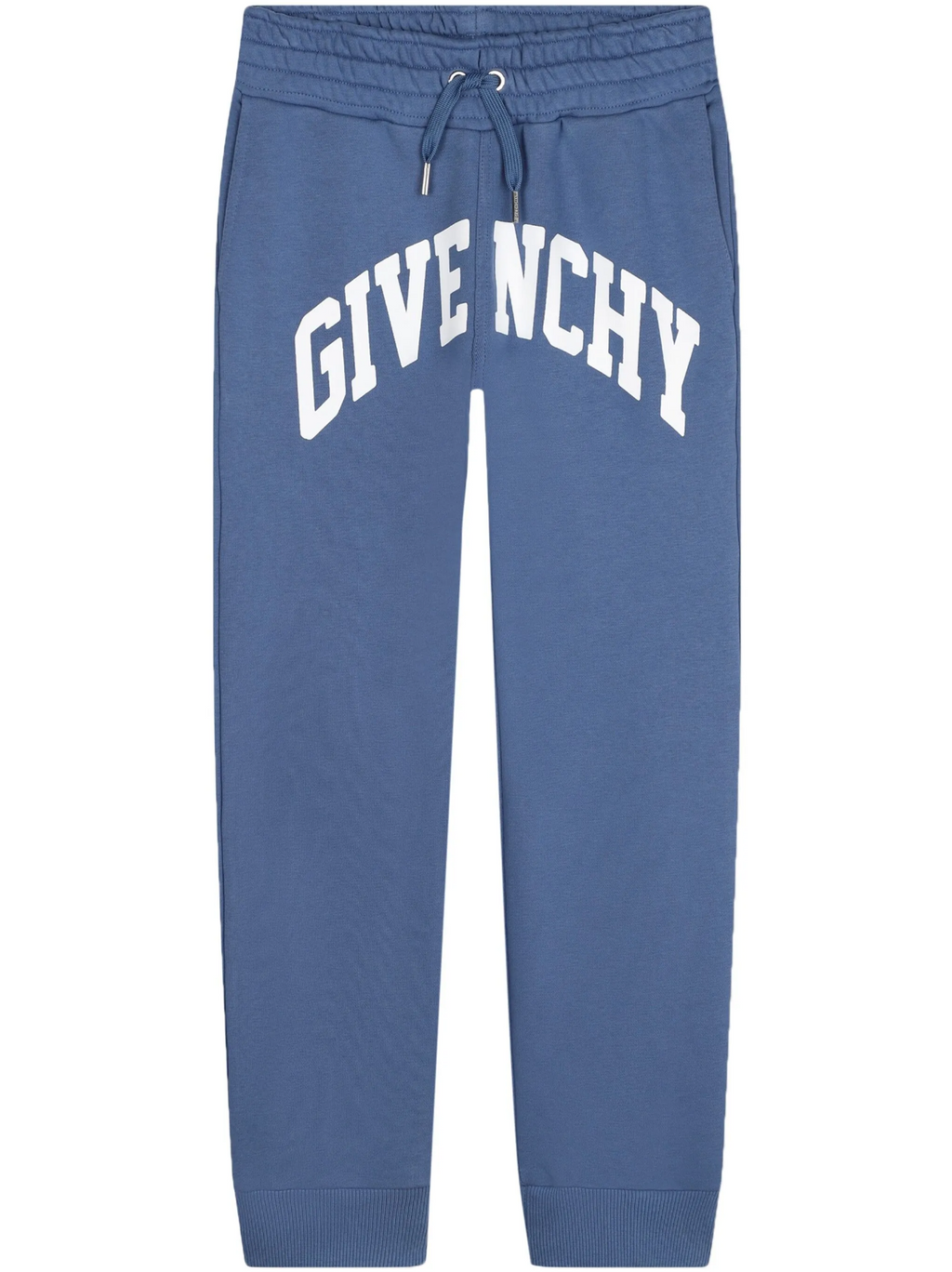 PANTS BLUE  LOGO PRINT BLEND TROUSERS GIVENCHY BOY