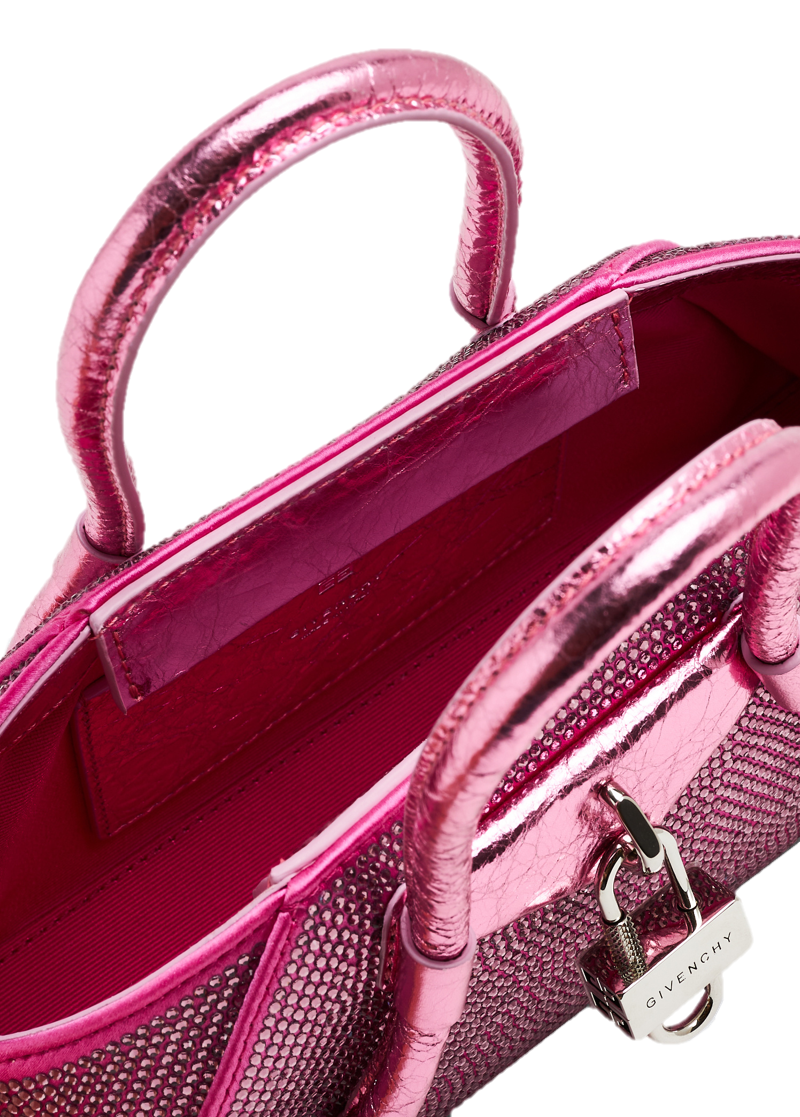 MINI BAG ANTIGONA STRETCH NEO PINK