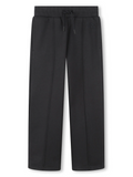 JOGGERS BLACK WHIT LOGO PATCH GIRL