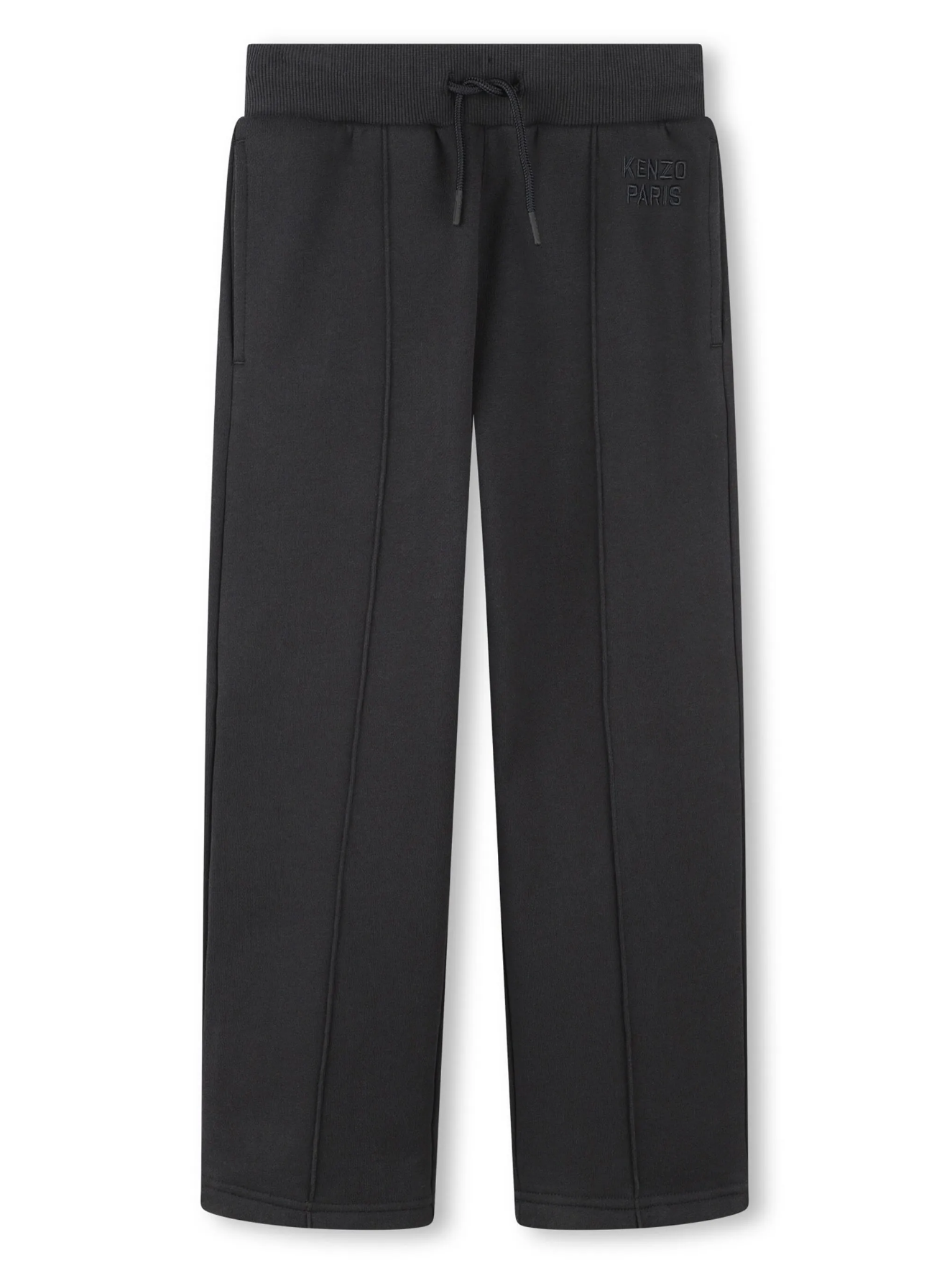 JOGGERS BLACK WHIT LOGO PATCH GIRL